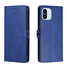 Coque Portefeuille Livre Cuir Etui Clapet H02X pour Xiaomi Poco C50 Bleu