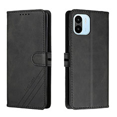 Coque Portefeuille Livre Cuir Etui Clapet H02X pour Xiaomi Poco C51 Noir