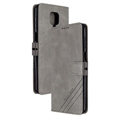 Coque Portefeuille Livre Cuir Etui Clapet H02X pour Xiaomi Poco M2 Pro Gris