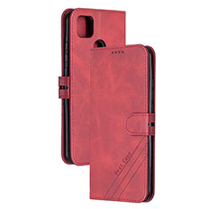 Coque Portefeuille Livre Cuir Etui Clapet H02X pour Xiaomi Redmi 10A 4G Rouge