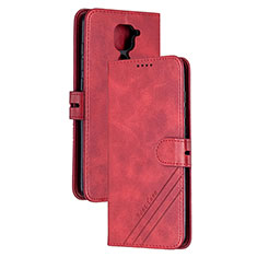 Coque Portefeuille Livre Cuir Etui Clapet H02X pour Xiaomi Redmi 10X 4G Rouge