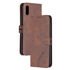 Coque Portefeuille Livre Cuir Etui Clapet H02X pour Xiaomi Redmi 9A Marron