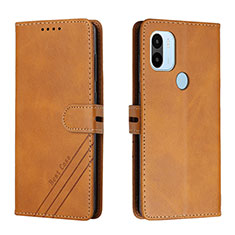 Coque Portefeuille Livre Cuir Etui Clapet H02X pour Xiaomi Redmi A1 Plus Brun Clair