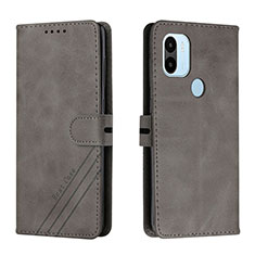 Coque Portefeuille Livre Cuir Etui Clapet H02X pour Xiaomi Redmi A1 Plus Gris