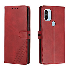 Coque Portefeuille Livre Cuir Etui Clapet H02X pour Xiaomi Redmi A1 Plus Rouge