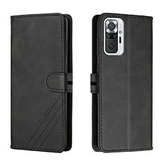 Coque Portefeuille Livre Cuir Etui Clapet H02X pour Xiaomi Redmi Note 10 Pro Max Noir