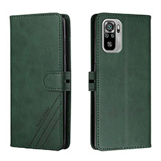 Coque Portefeuille Livre Cuir Etui Clapet H02X pour Xiaomi Redmi Note 10S 4G Vert