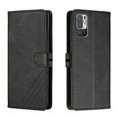 Coque Portefeuille Livre Cuir Etui Clapet H02X pour Xiaomi Redmi Note 10T 5G Noir