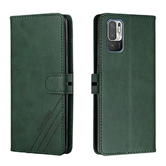 Coque Portefeuille Livre Cuir Etui Clapet H02X pour Xiaomi Redmi Note 10T 5G Vert