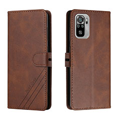 Coque Portefeuille Livre Cuir Etui Clapet H02X pour Xiaomi Redmi Note 11 SE India 4G Marron