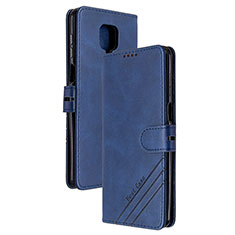 Coque Portefeuille Livre Cuir Etui Clapet H02X pour Xiaomi Redmi Note 9 Pro Max Bleu