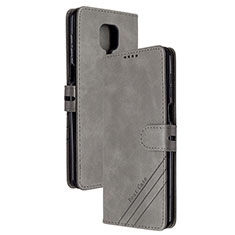 Coque Portefeuille Livre Cuir Etui Clapet H02X pour Xiaomi Redmi Note 9 Pro Max Gris