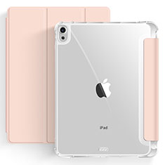 Coque Portefeuille Livre Cuir Etui Clapet H03 pour Apple iPad Air 4 10.9 (2020) Or Rose