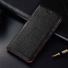 Coque Portefeuille Livre Cuir Etui Clapet H03 pour Apple iPhone 13 Noir