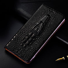 Coque Portefeuille Livre Cuir Etui Clapet H03P pour Apple iPhone 12 Mini Noir