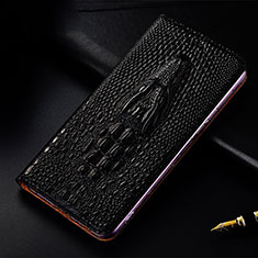 Coque Portefeuille Livre Cuir Etui Clapet H03P pour Huawei Honor X9a 5G Noir