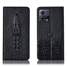 Coque Portefeuille Livre Cuir Etui Clapet H03P pour Motorola Moto S30 Pro 5G Noir