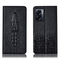 Coque Portefeuille Livre Cuir Etui Clapet H03P pour Realme V23i 5G Noir