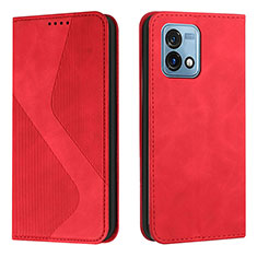 Coque Portefeuille Livre Cuir Etui Clapet H03X pour Motorola Moto G Stylus (2023) 5G Rouge