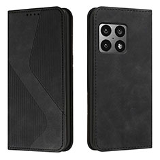 Coque Portefeuille Livre Cuir Etui Clapet H03X pour OnePlus 10 Pro 5G Noir