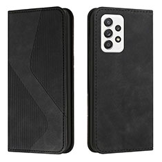 Coque Portefeuille Livre Cuir Etui Clapet H03X pour Samsung Galaxy A33 5G Noir