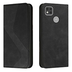 Coque Portefeuille Livre Cuir Etui Clapet H03X pour Xiaomi POCO C31 Noir