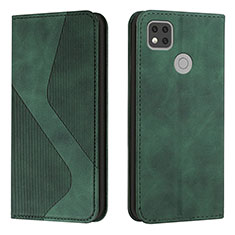 Coque Portefeuille Livre Cuir Etui Clapet H03X pour Xiaomi POCO C31 Vert