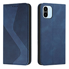 Coque Portefeuille Livre Cuir Etui Clapet H03X pour Xiaomi Poco C50 Bleu