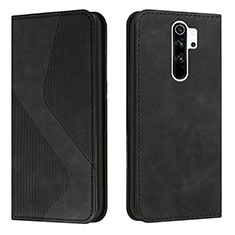 Coque Portefeuille Livre Cuir Etui Clapet H03X pour Xiaomi Poco M2 Noir