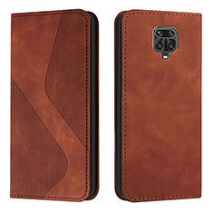 Coque Portefeuille Livre Cuir Etui Clapet H03X pour Xiaomi Poco M2 Pro Marron