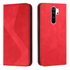 Coque Portefeuille Livre Cuir Etui Clapet H03X pour Xiaomi Poco M2 Rouge