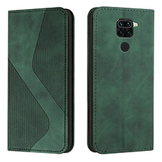 Coque Portefeuille Livre Cuir Etui Clapet H03X pour Xiaomi Redmi 10X 4G Vert