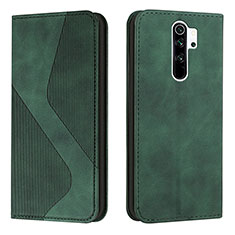 Coque Portefeuille Livre Cuir Etui Clapet H03X pour Xiaomi Redmi 9 Prime India Vert