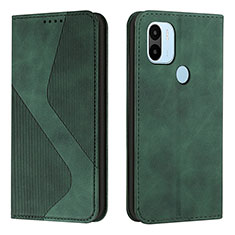 Coque Portefeuille Livre Cuir Etui Clapet H03X pour Xiaomi Redmi A1 Plus Vert