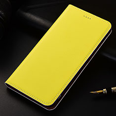 Coque Portefeuille Livre Cuir Etui Clapet H04 pour Apple iPhone 13 Jaune