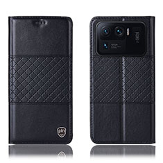 Coque Portefeuille Livre Cuir Etui Clapet H04P pour Xiaomi Mi 11 Ultra 5G Noir
