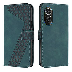 Coque Portefeuille Livre Cuir Etui Clapet H04X pour Huawei Honor 50 SE 5G Vert