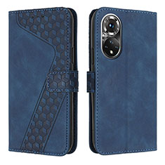 Coque Portefeuille Livre Cuir Etui Clapet H04X pour Huawei Nova 9 Bleu