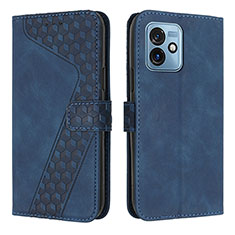 Coque Portefeuille Livre Cuir Etui Clapet H04X pour Motorola Moto G 5G (2023) Bleu