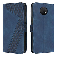 Coque Portefeuille Livre Cuir Etui Clapet H04X pour Nokia G10 Bleu