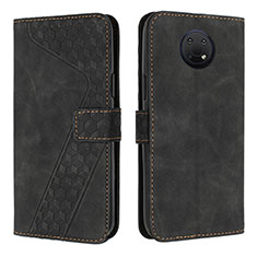 Coque Portefeuille Livre Cuir Etui Clapet H04X pour Nokia G10 Noir