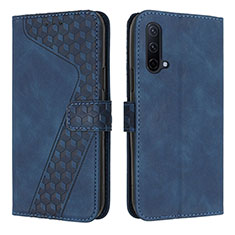 Coque Portefeuille Livre Cuir Etui Clapet H04X pour OnePlus Nord CE 5G Bleu