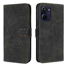 Coque Portefeuille Livre Cuir Etui Clapet H04X pour Realme 10 Pro 5G Noir