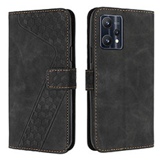 Coque Portefeuille Livre Cuir Etui Clapet H04X pour Realme 9 5G Noir