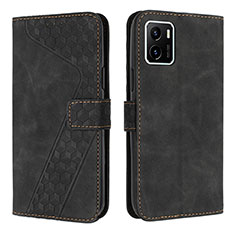 Coque Portefeuille Livre Cuir Etui Clapet H04X pour Vivo iQOO U5x Noir