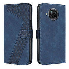 Coque Portefeuille Livre Cuir Etui Clapet H04X pour Xiaomi Mi 10i 5G Bleu
