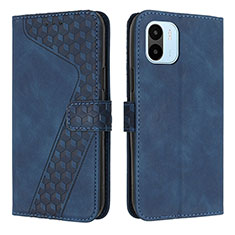 Coque Portefeuille Livre Cuir Etui Clapet H04X pour Xiaomi Poco C51 Bleu