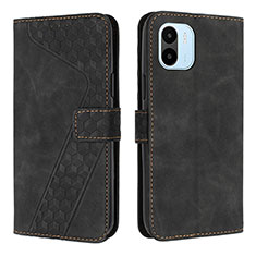 Coque Portefeuille Livre Cuir Etui Clapet H04X pour Xiaomi Poco C51 Noir