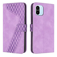 Coque Portefeuille Livre Cuir Etui Clapet H04X pour Xiaomi Poco C51 Violet