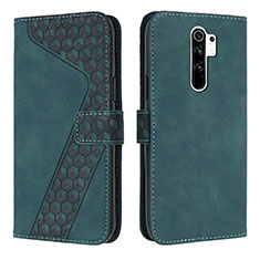 Coque Portefeuille Livre Cuir Etui Clapet H04X pour Xiaomi Poco M2 Vert